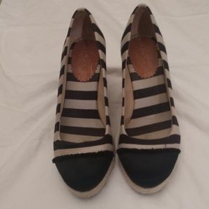 J. Crew Nautical wedges